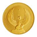 1oz Kinesis Egyptian Goddess Gold Round 2022