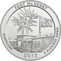 2013 Silver 5oz. Fort McHenry ATB