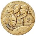 U.S. Mint Bronze Medal 3" 2011 Apollo 11