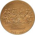 U.S. Mint Bronze Medal 3" 1992 U.S. Mint Bicentennial