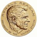 U.S. Mint Bronze Medal 3" 1981 Ronald Reagan