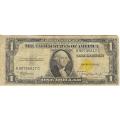 1935A $1 North Africa Silver Certificate, G-VG