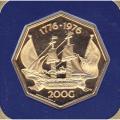 Netherlands Antilles 200 Gulden Gold PF 1976-1977 Andrew Doria