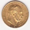 Germany Prussia 10 mark gold 1872-1888 VF-XF