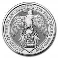 2019 2 oz British Silver Queenâ€™s Beast Falcon Coin (BU)
