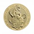 2016 1 oz British Gold Queen's Beast Lion Coin (BU)