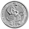 2016 2 oz British Silver Queen’s Beast Lion Coin (BU)