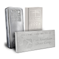 Silver Bar 100 oz .999+ Fine  (Manufacturer of our Choice)