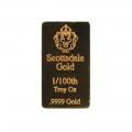 Scottsdale Mint 1/100 oz. Gold Bar .9999