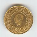 Turkey 50 kurush Gold Monnaie de Luxe 1942-2000 UNC