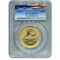 2016 Tuvalu $100 gold 1 ounce .9999 Pearl Harbor MS70 PCGS