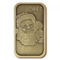 Christmas 2012 Bronze Bar X-1 Santa (with ornament holder)