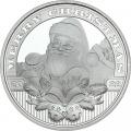 2022 Merry Christmas Santa Claus 1oz Silver Round (X-9)