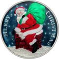 2023 Merry Christmas Santa 1oz Silver Round (XE-9)