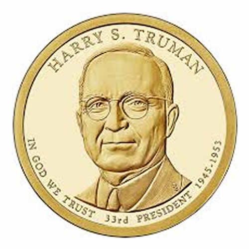  Presidential Dollars Harry Truman 2015-P 25 pcs (Roll)